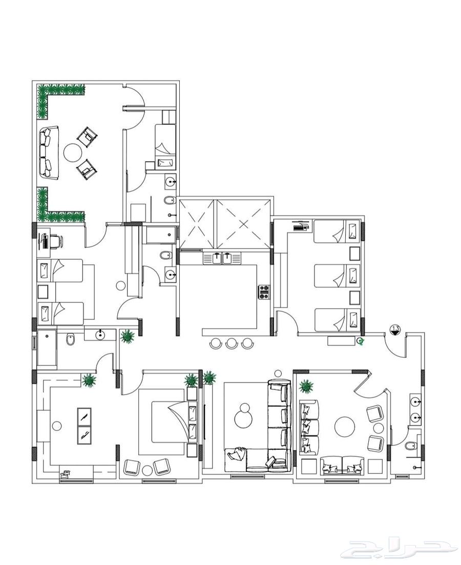 4 bedroom apartment in Dhahrat Laban, Riyadh 5