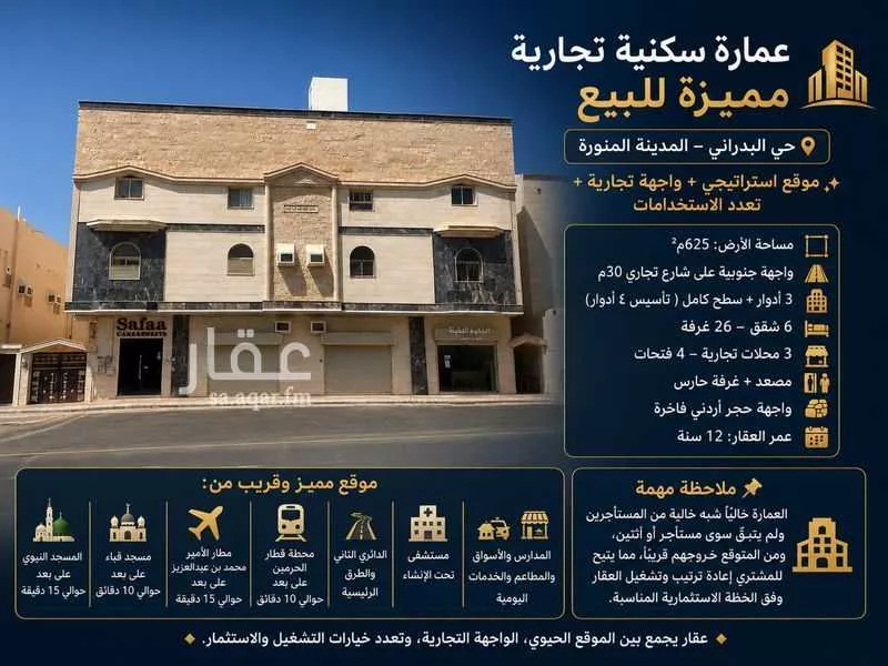 عقار 26 غرف في مذينب، المدينة المنورة 2