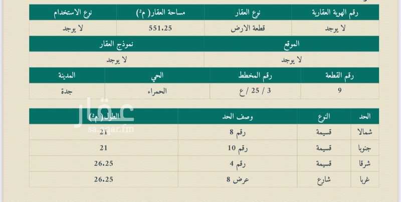 land in Al Hamra, Jeddah 3