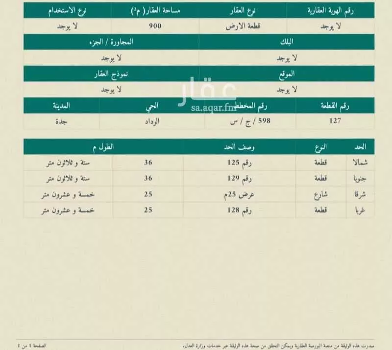 أرض 900 م² في جدة 4