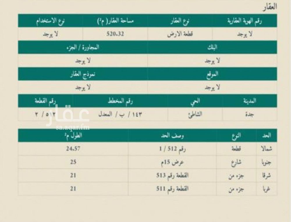 land in Al Shati, Jeddah 2