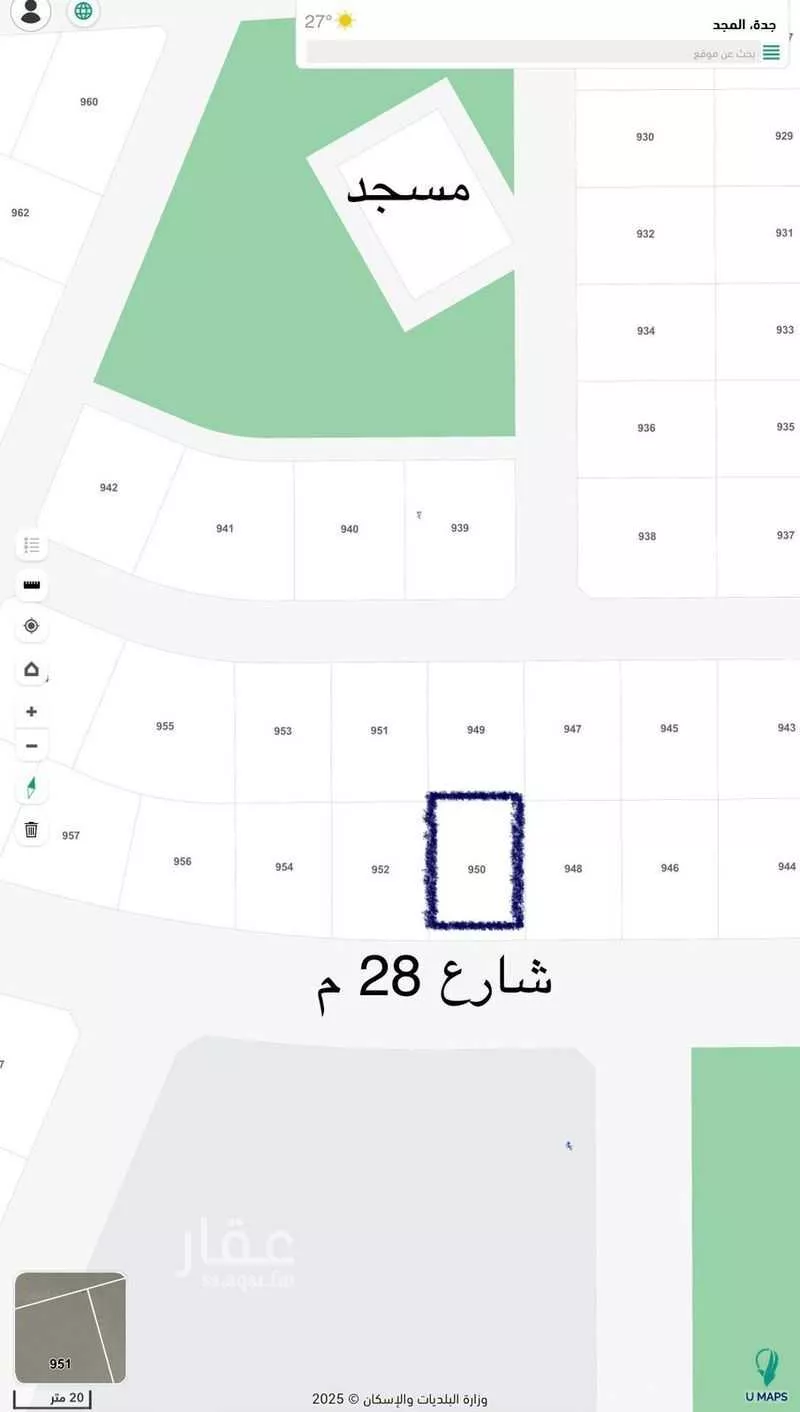 أرض 900 م² في جدة 2