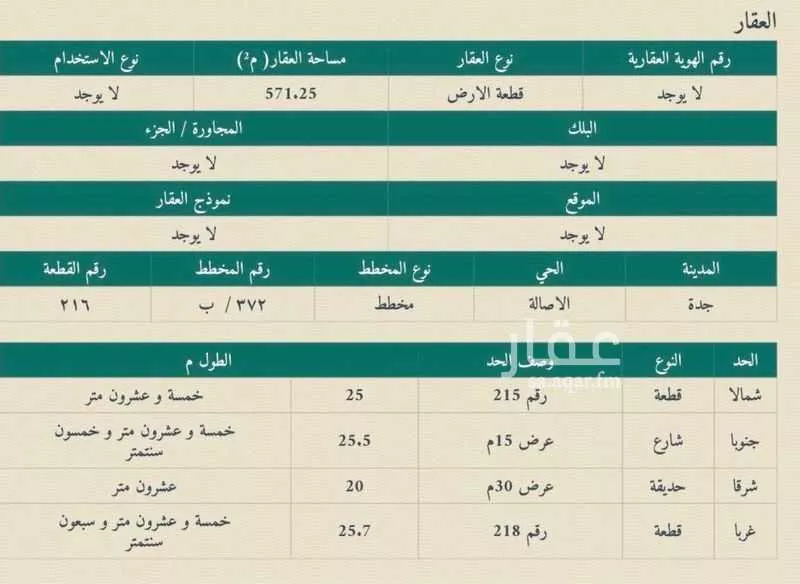 571 sqm land in Al Asalah 9