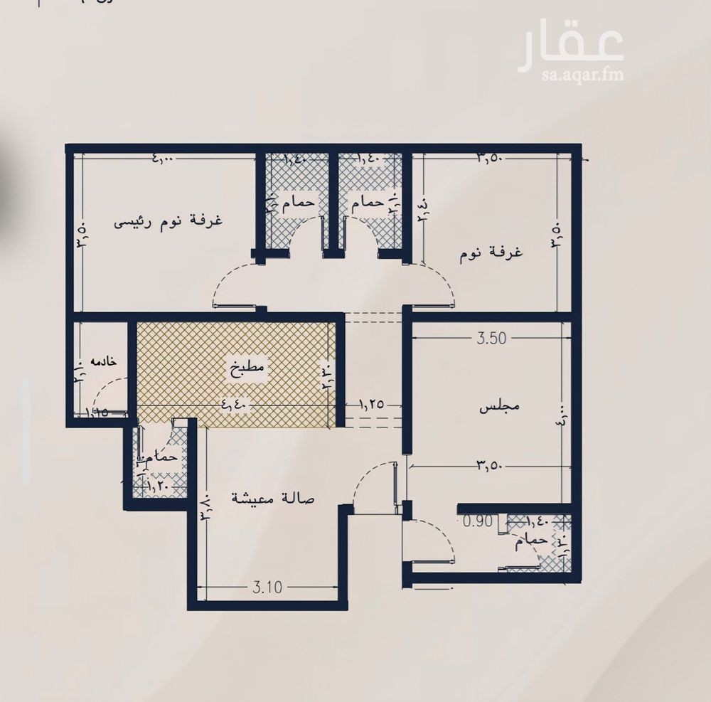 3 bedroom apartment in Al Rabwa, Jeddah 3