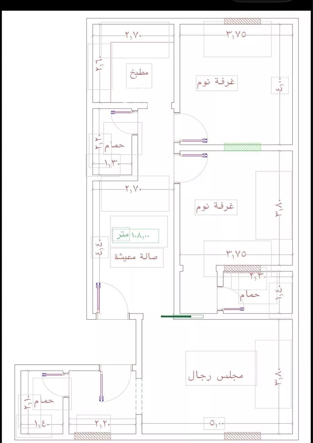 شقة 3 غرف في الروابي، جدة 4