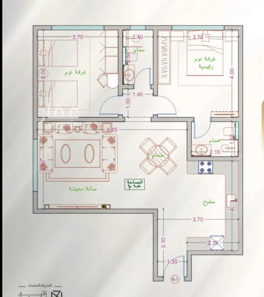 2 bedroom apartment in Al Naeem, Jeddah 4