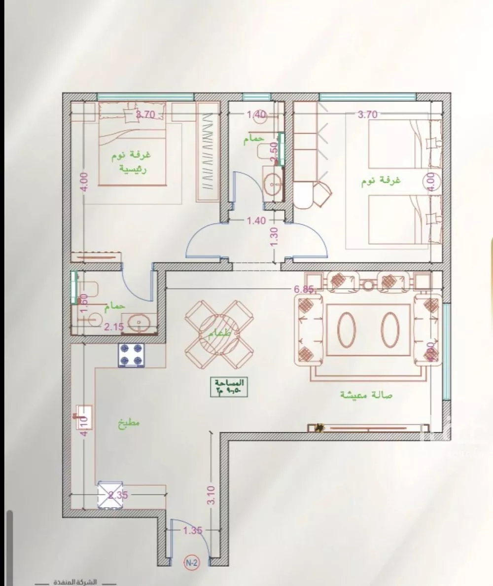 2 bedroom apartment in Al Naeem, Jeddah 2
