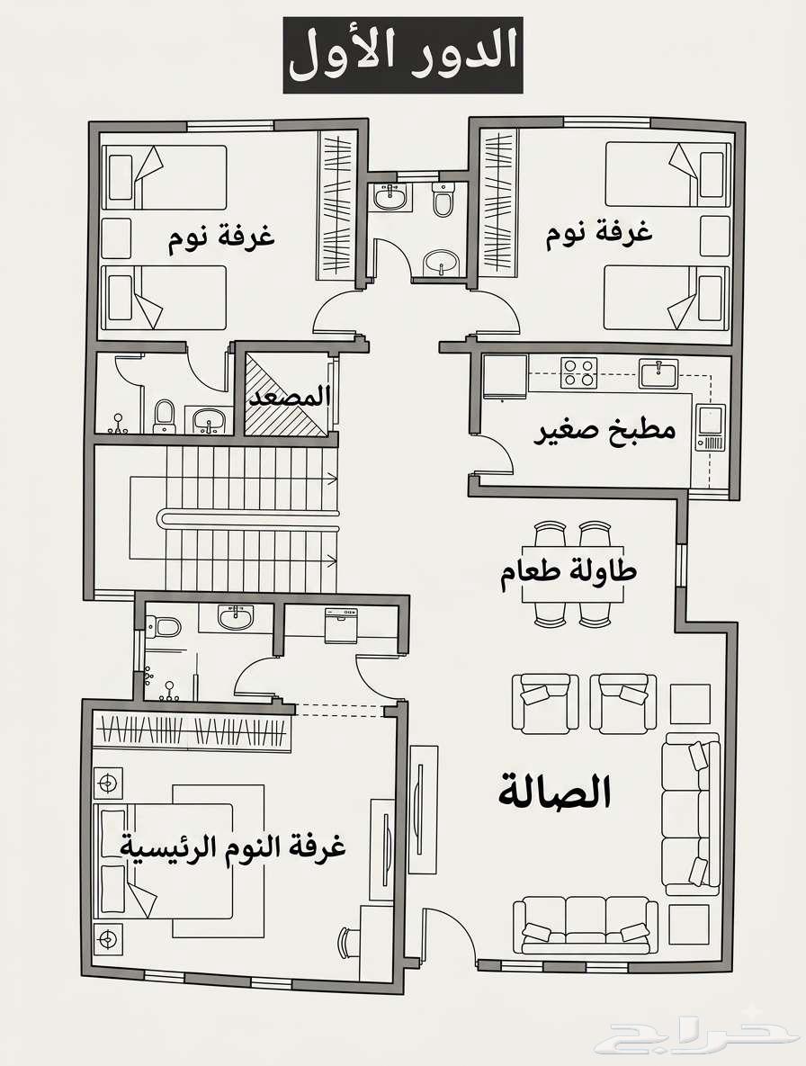 فيلا 7 غرف في العكيشية، مكة 3