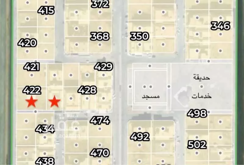 1634 sqm land in Al Bashaer 2