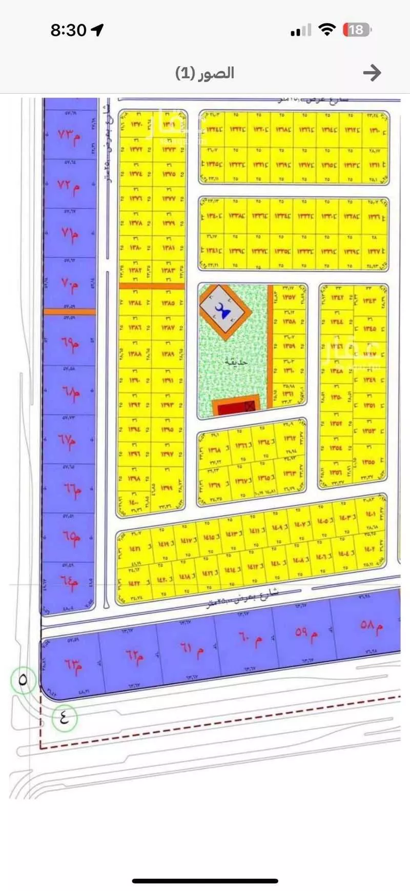 900 sqm land in Taibah 2
