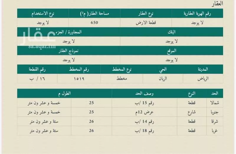 عقار  في الريان، الرياض 2