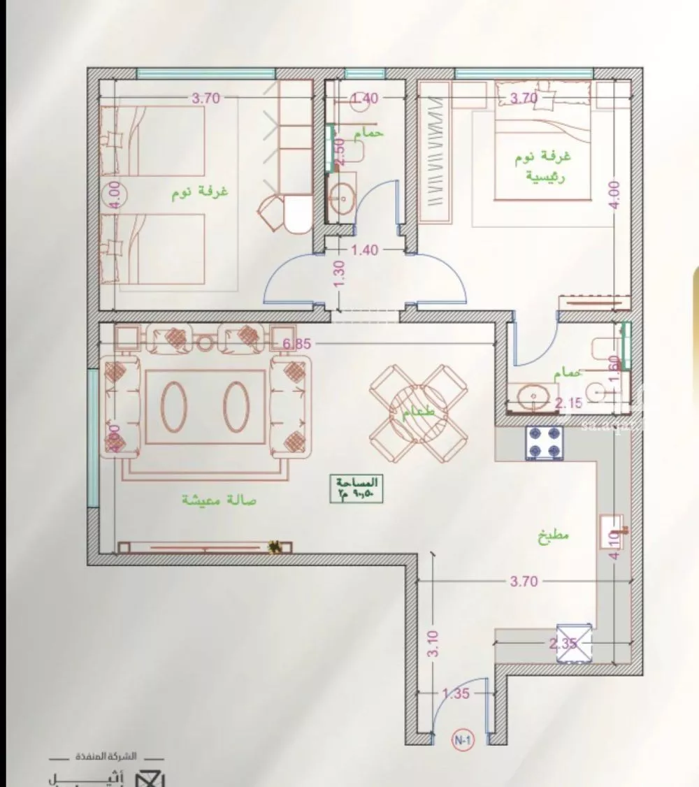 2 bedroom apartment in Al Naeem, Jeddah 4