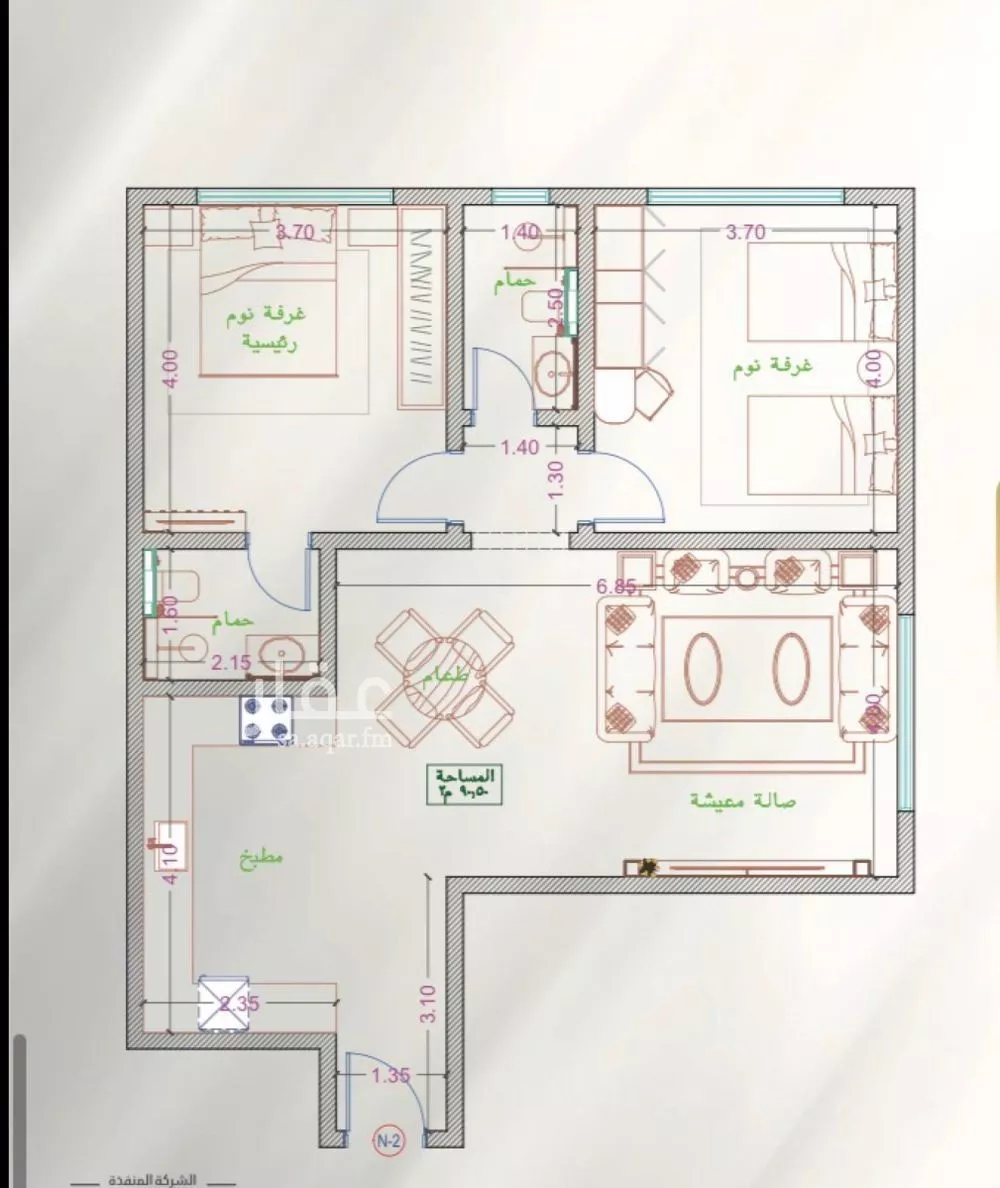 2 bedroom apartment in Al Naeem, Jeddah 2