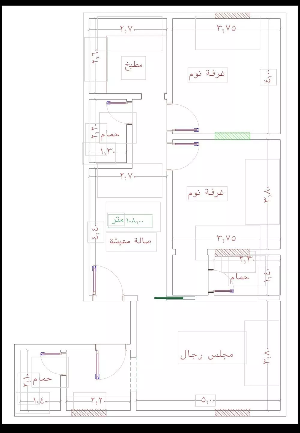 شقة 3 غرف في الروابي، جدة 4