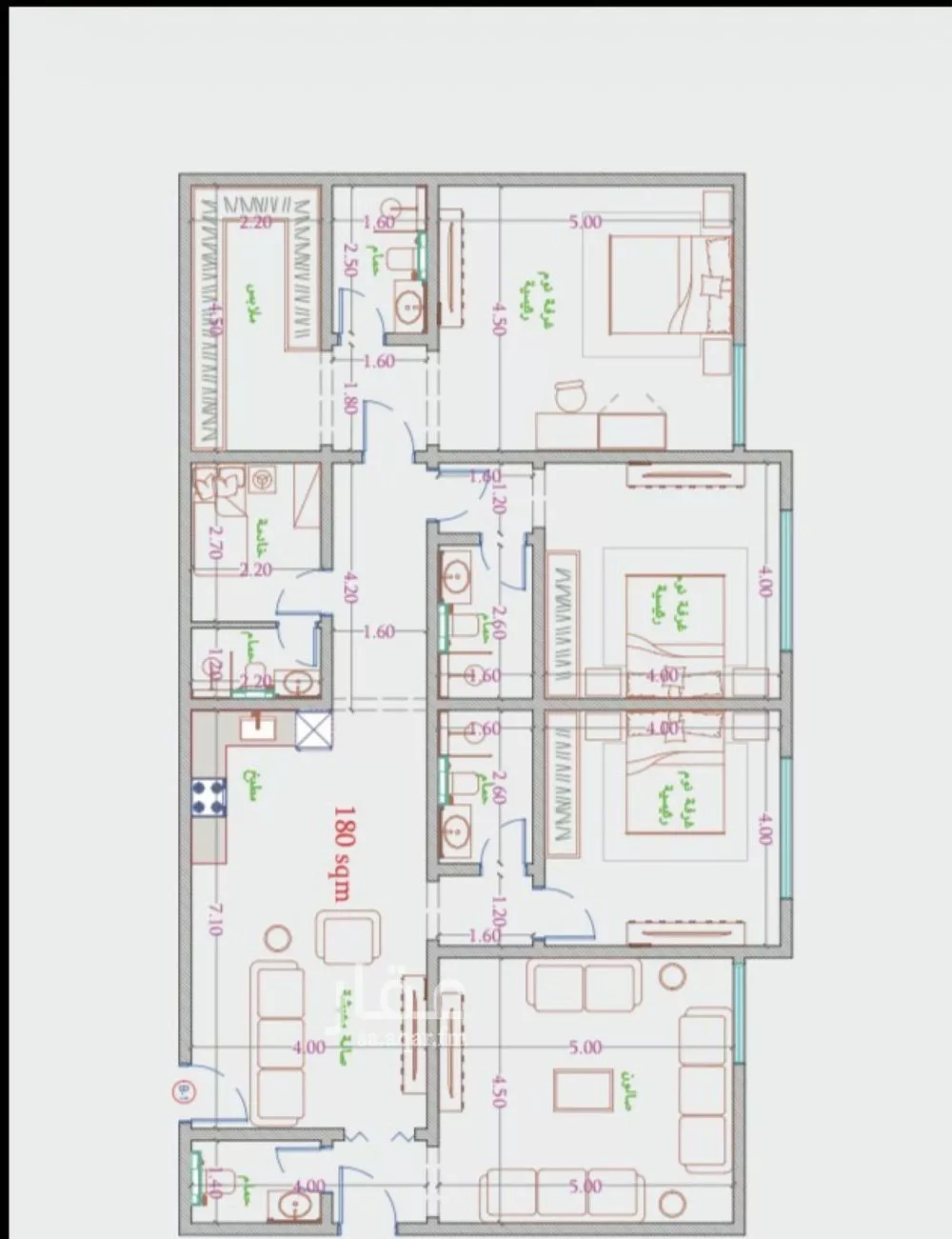 3 bedroom apartment in Al Naeem, Jeddah 6