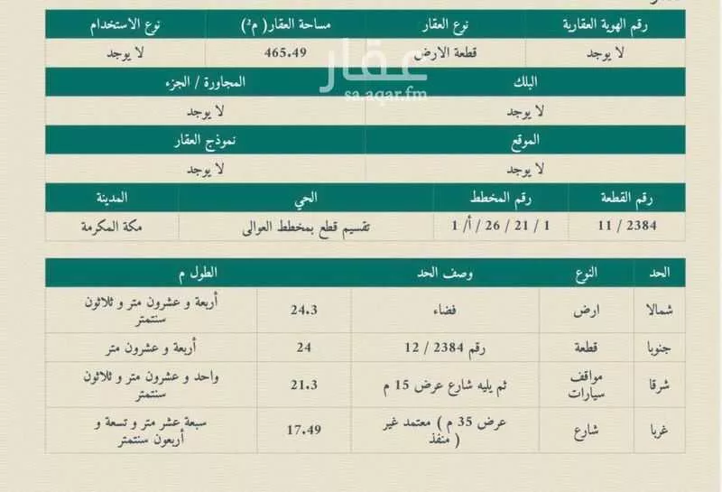 land in Al Awali, Makkah 4