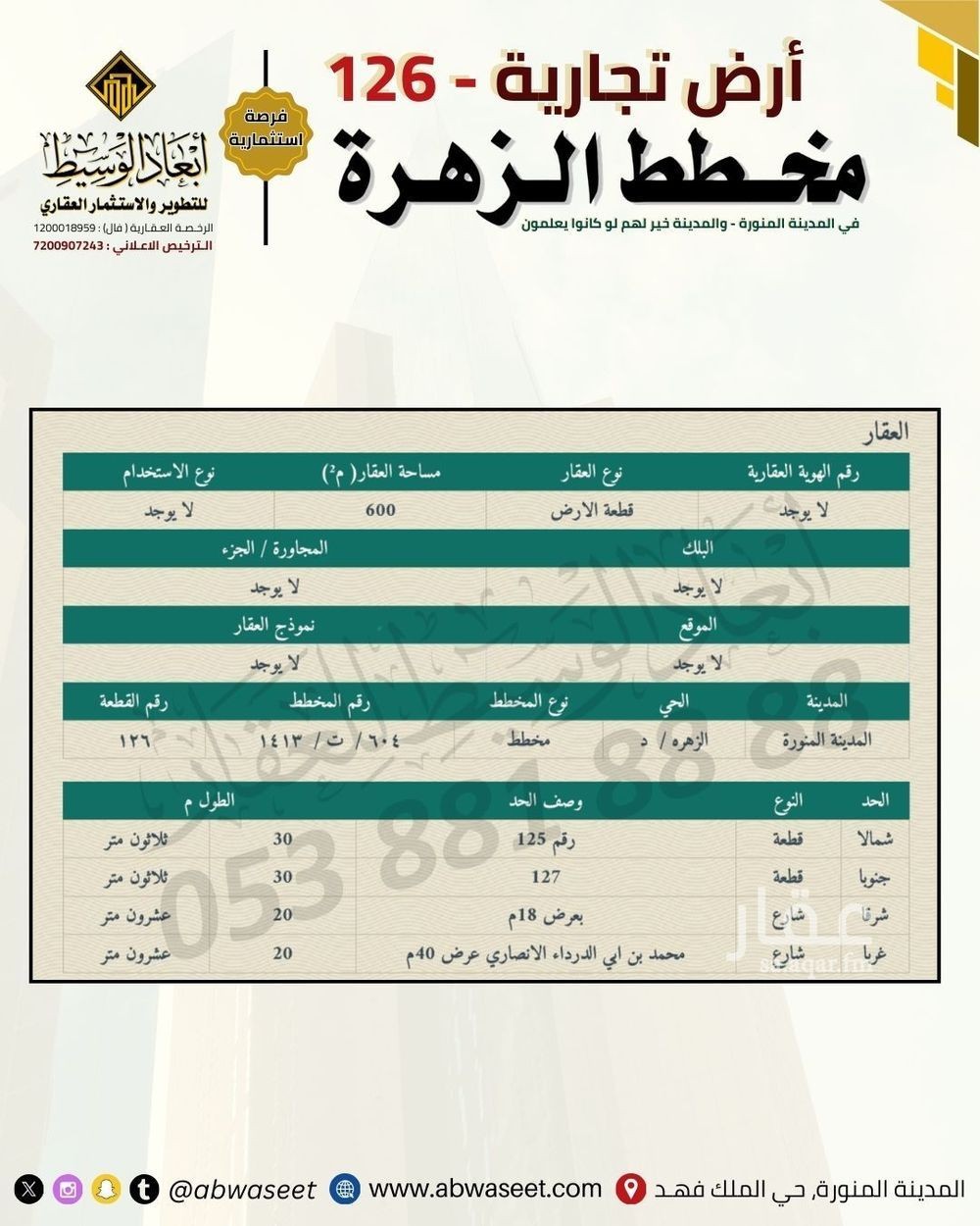 land in Al Nakheel, Madinah 3