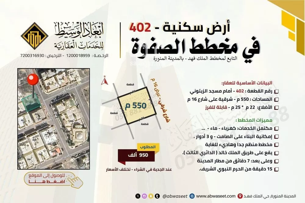 579 sqm land in King Fahd 5