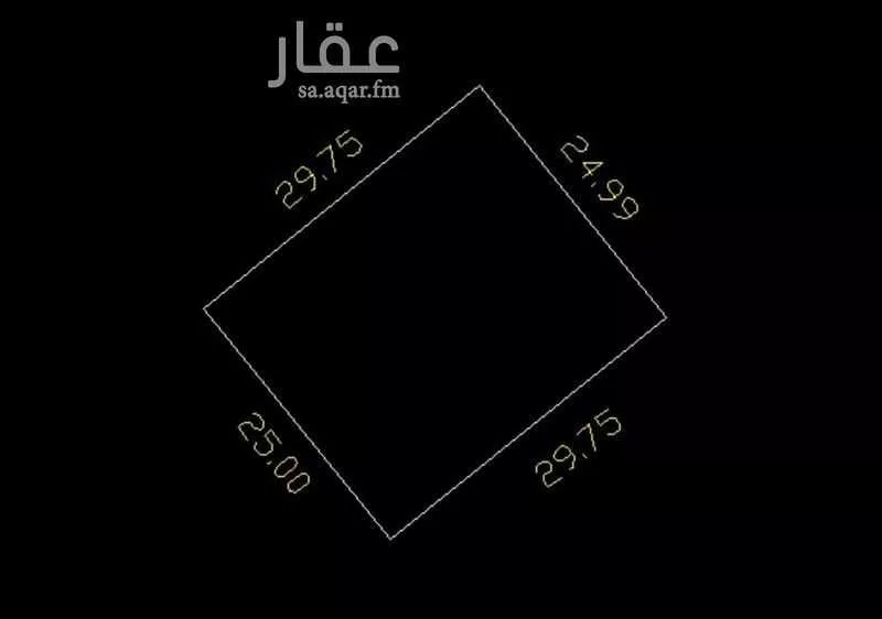أرض 743 م² في الإسكان 2