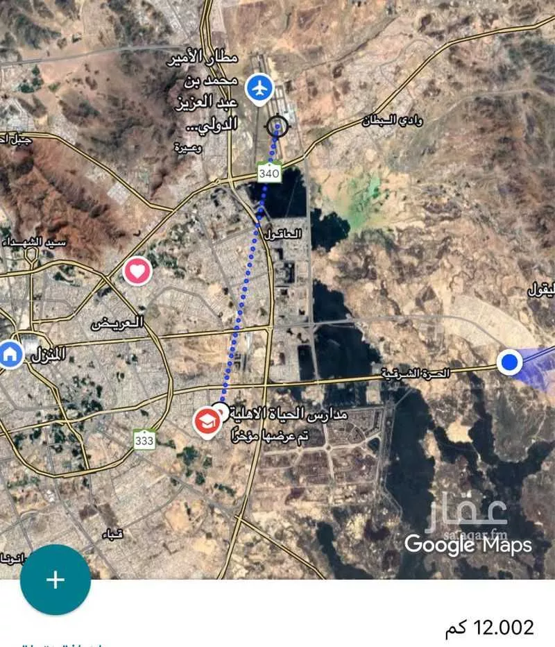أرض 585 م² في عين الخيف 3