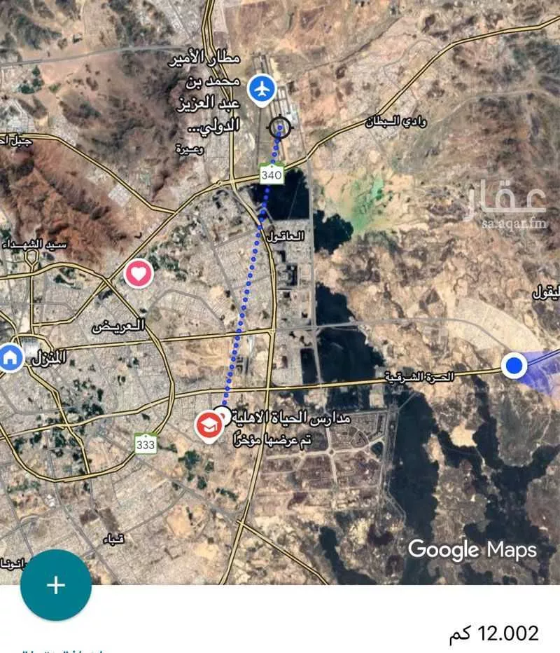 أرض 607 م² في عين الخيف 3