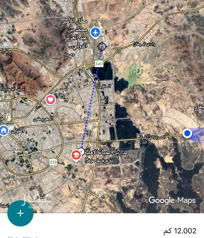 أرض 600 م² في عين الخيف 3