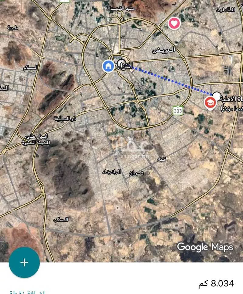 654 sqm land in Ayn Al Khayf 4
