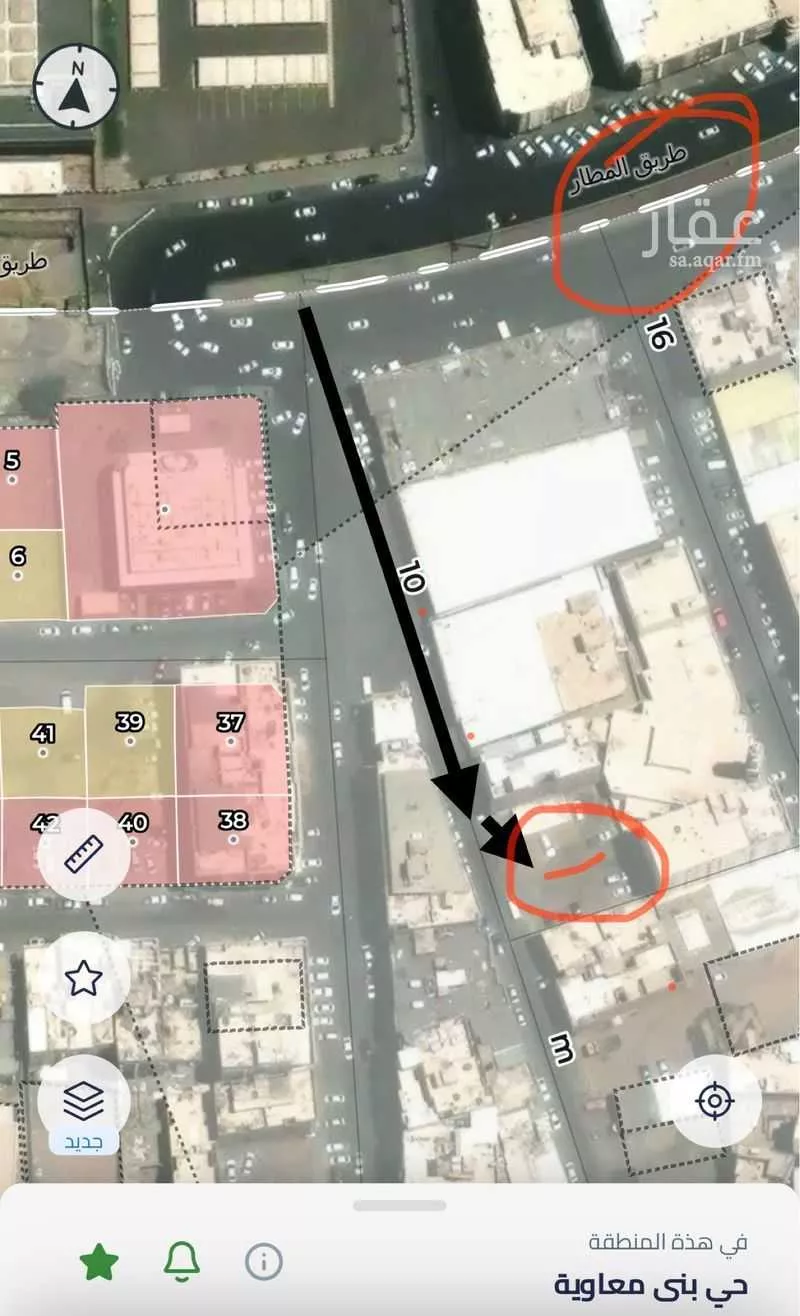 286 sqm land in Bani Muawiyah 4