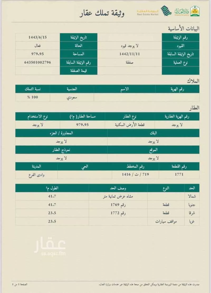 500 sqm land in Al Jissah 5