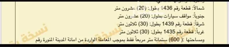 600 sqm land in Abu Kabeer 4