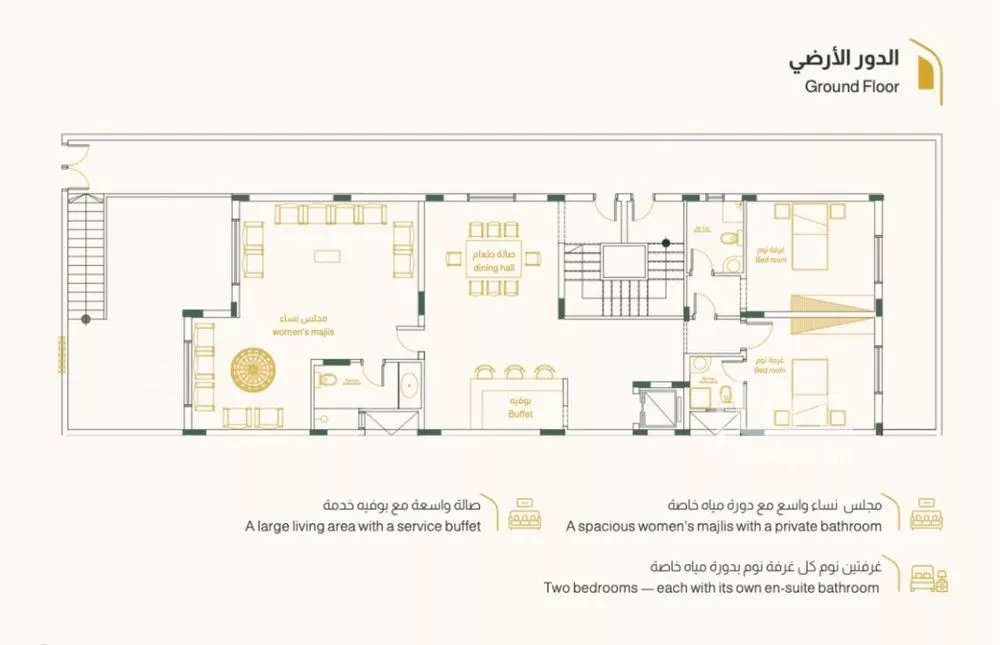 11 bedroom villa in Al Qiblatayn 2