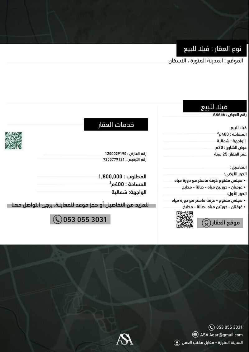 فيلا  في الإسكان، المدينة المنورة 2