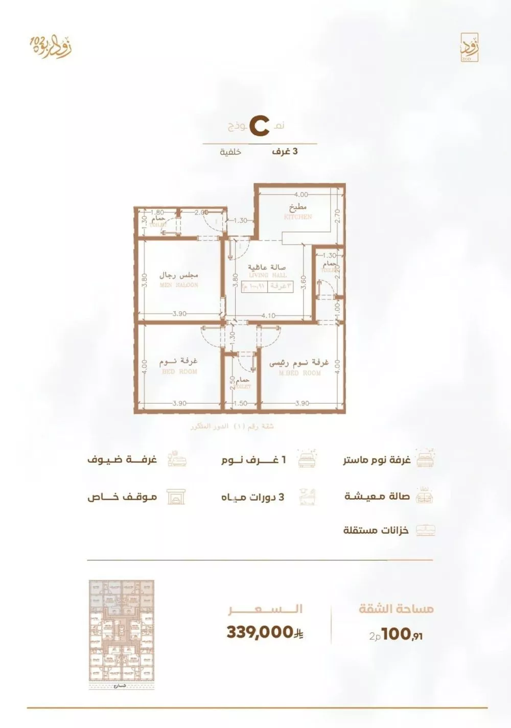 2 bedroom apartment in Al Rabwa, Jeddah 5