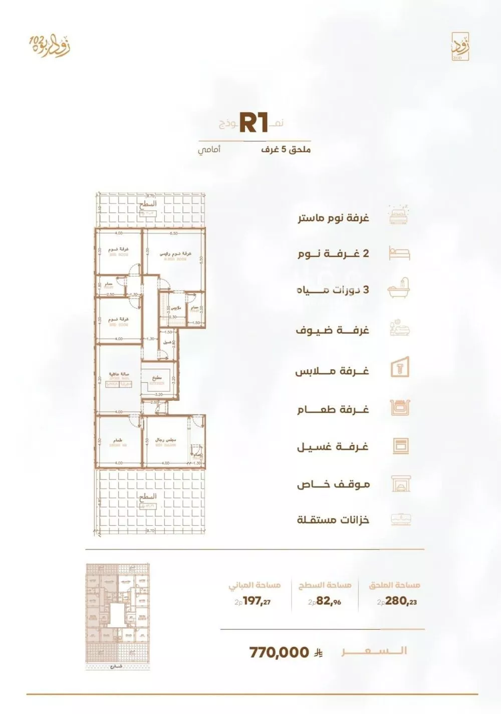 3 bedroom apartment in Al Rabwa, Jeddah 12