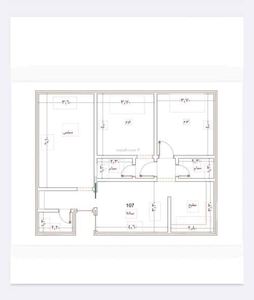 3 bedroom apartment in Al Nuzhah, Jeddah 8