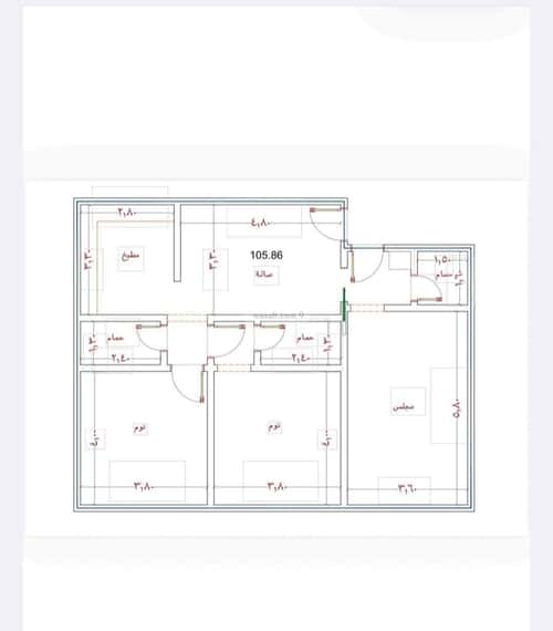 3 bedroom apartment in Al Nuzhah, Jeddah 11