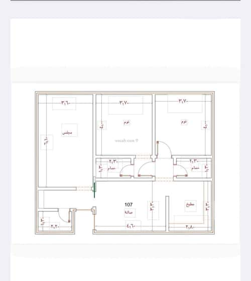 3 bedroom apartment in Al Nuzhah, Jeddah 6