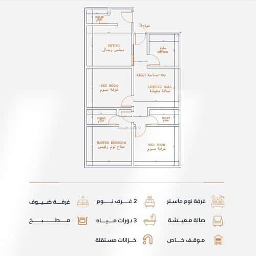 شقة 4 غرف في الصفاء، جدة 4