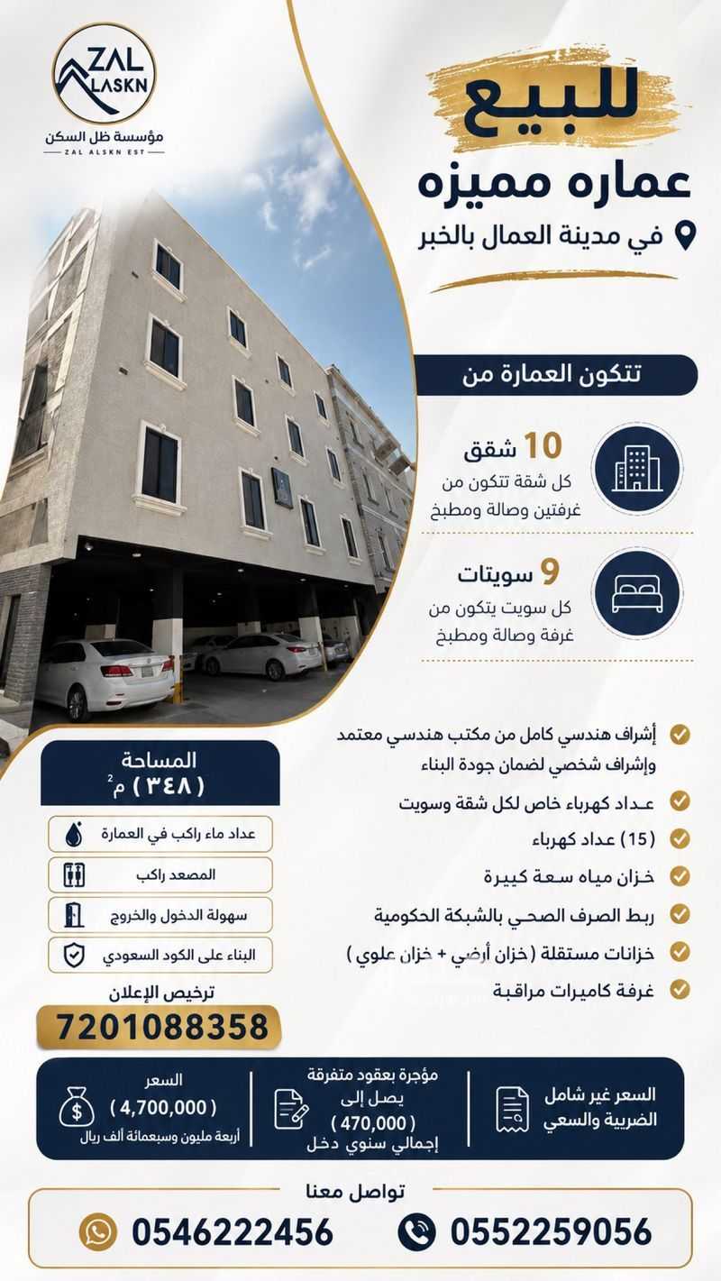 عقار 30 غرف في مدينة العمال، الخبر