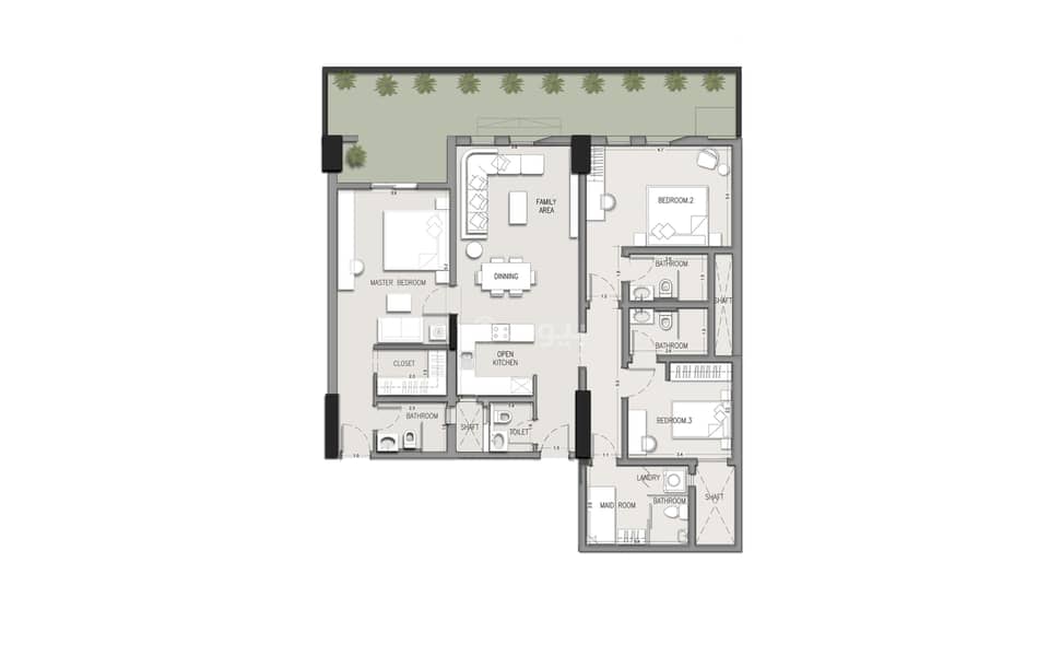 4 bedroom apartment in Al Sulaimaniyyah, Riyadh 12