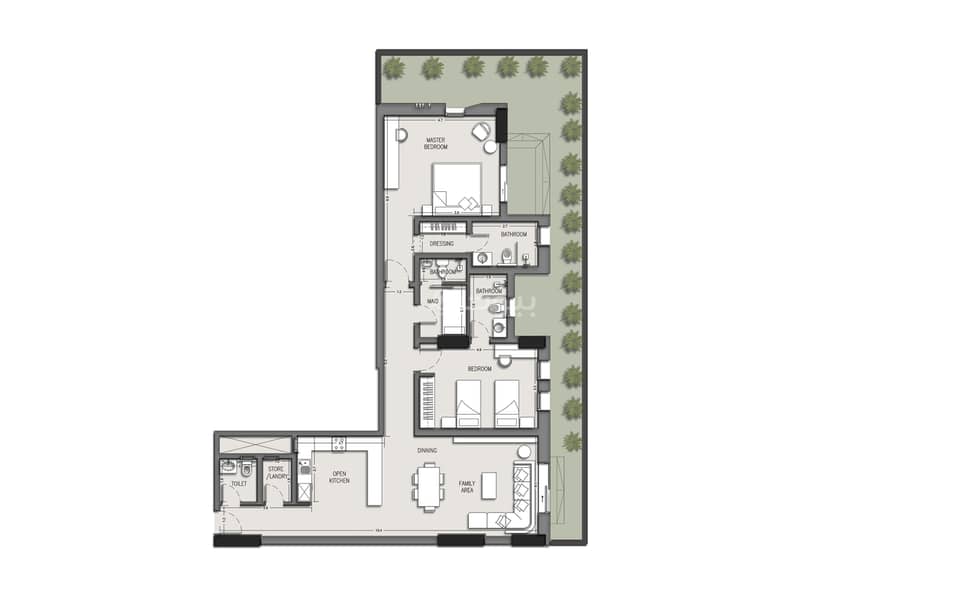 3 bedroom apartment in Al Sulaimaniyyah, Riyadh 9
