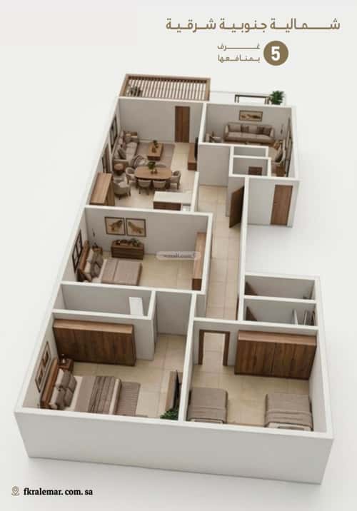4 bedroom apartment in Al Naeem, Jeddah 5