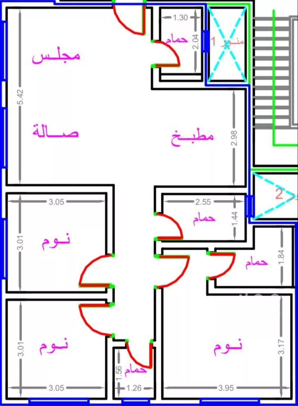 3 bedroom villa in Al Malqa, Riyadh 9