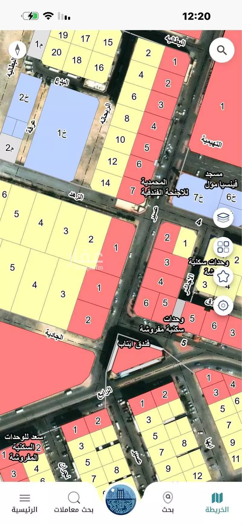 892 sqm land in Al Thuqbah 4