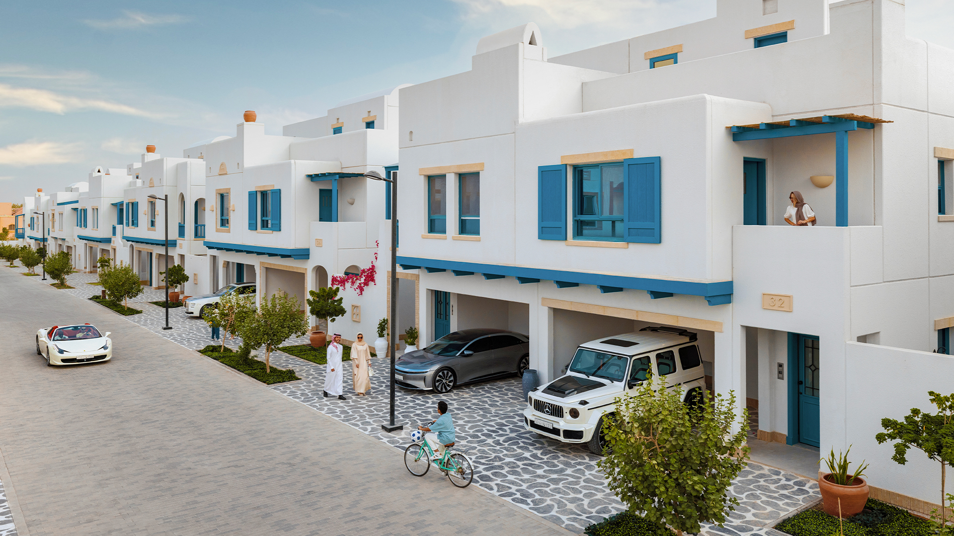 Dur Al Hada Compound - Next To Dq - Furnished 3-Bedroom Villa + Maid Room