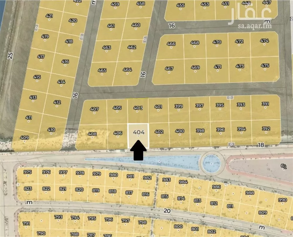 738 sqm land in Al Aqiq 4