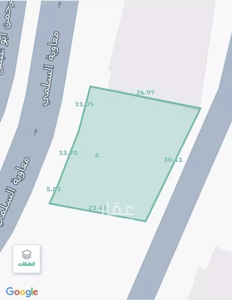 719 sqm land in Al Ajwad 2