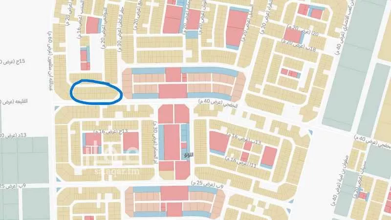 1000 sqm land in Al Lulu 3