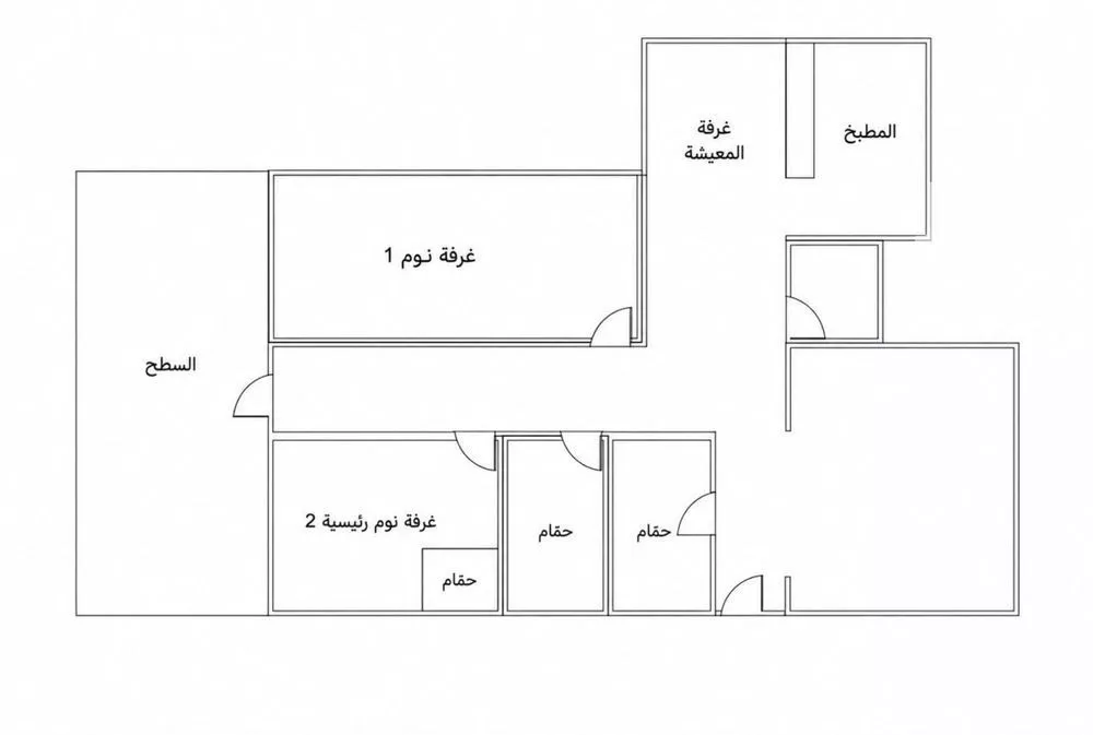 شقة 2 غرف في الياسمين، الرياض 8