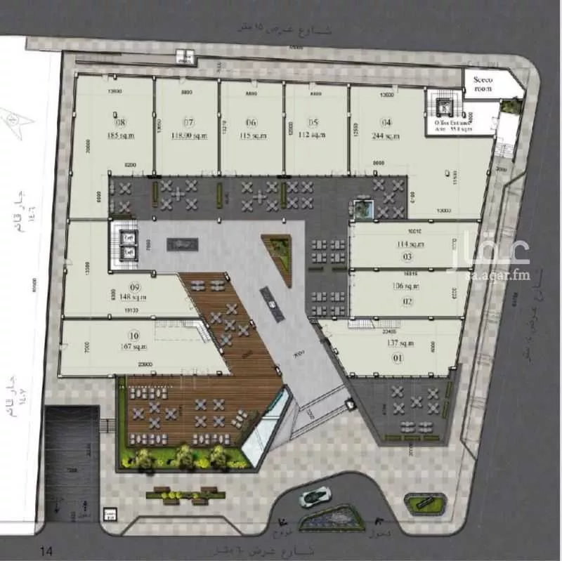 463 sqm shop in Hittin 6